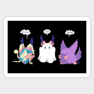 Costumed Dustbunnies Sticker